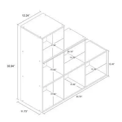 11" 321 Cube Organizer Shelf White - Room Essentials