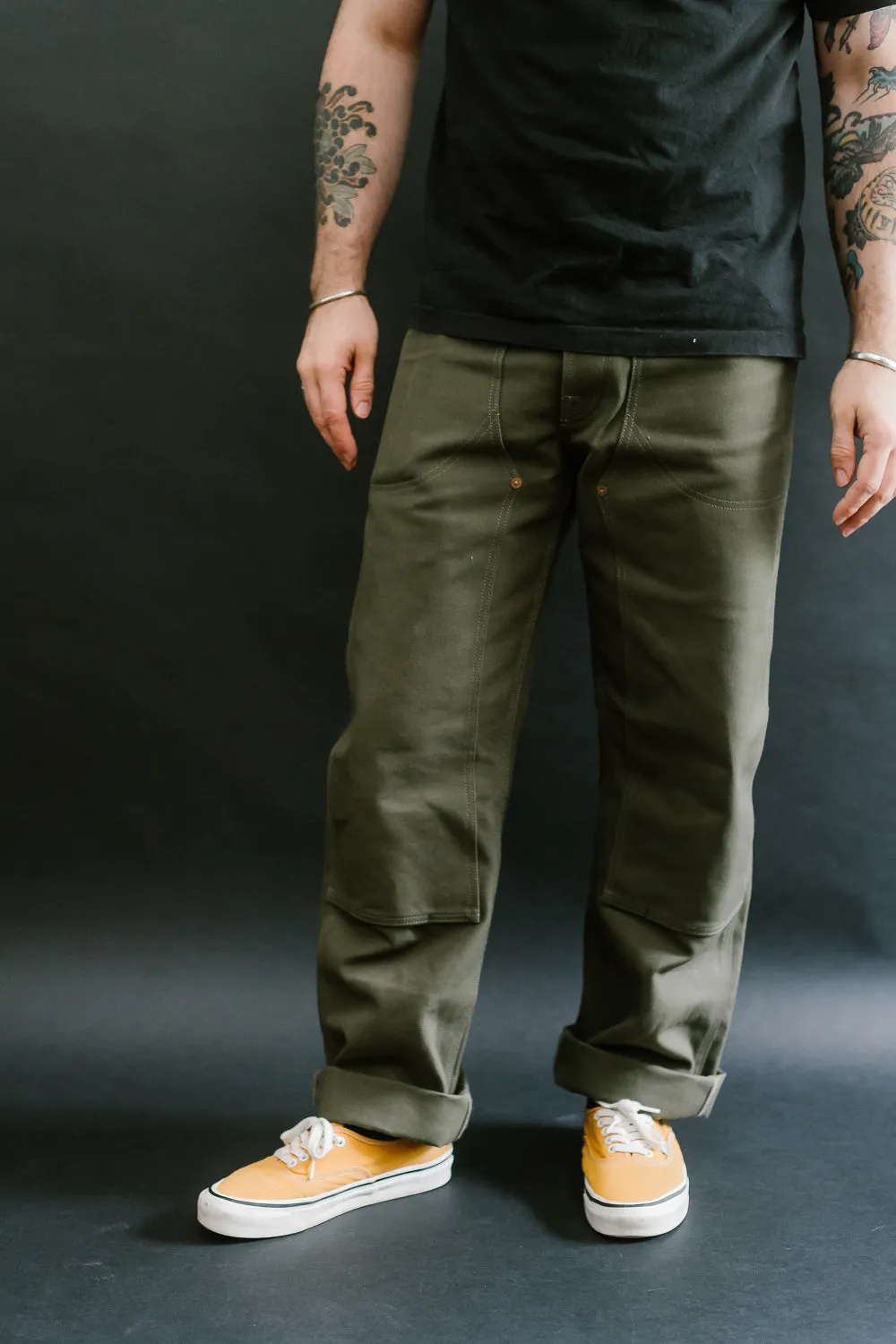 13oz - Wendell Double Knee Pant - Desert Moss