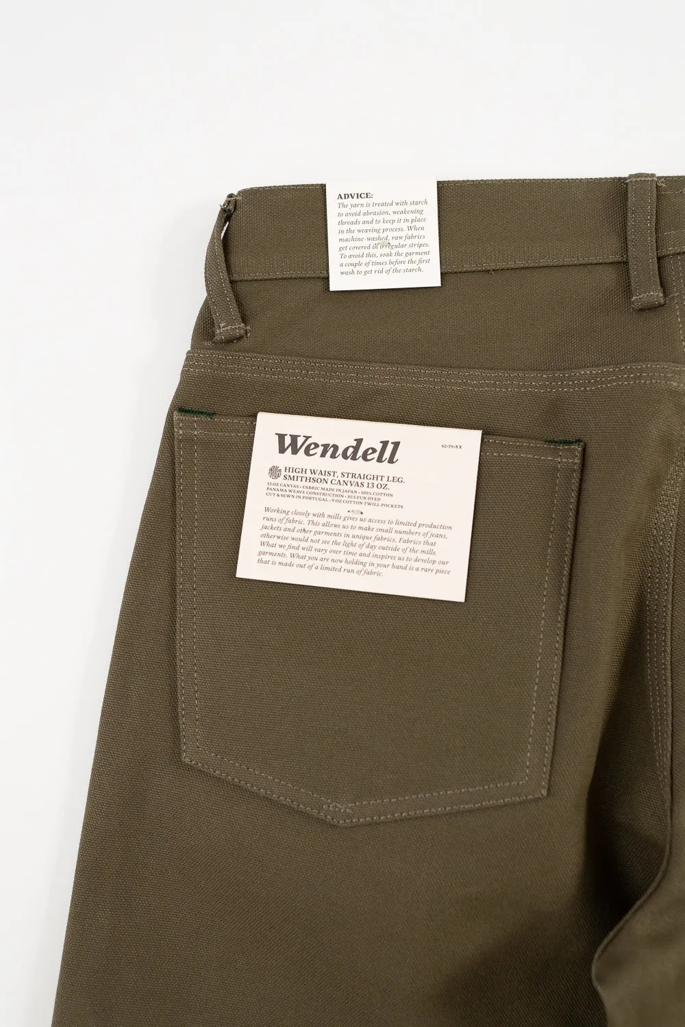 13oz - Wendell Double Knee Pant - Desert Moss