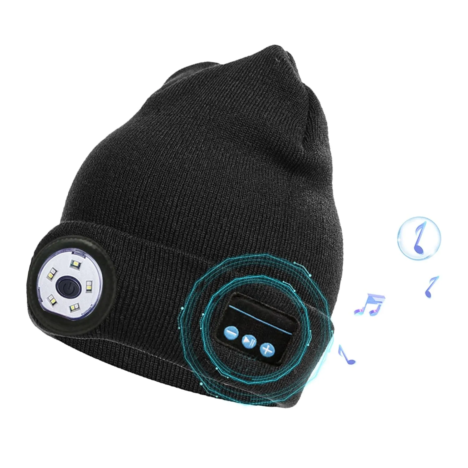 5.0 Wireless Beanie Hat with 3 Lighting Modes