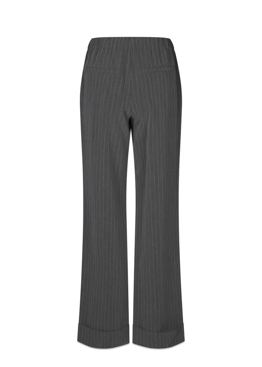 AbrahamMD pants - Grey Pinstripe