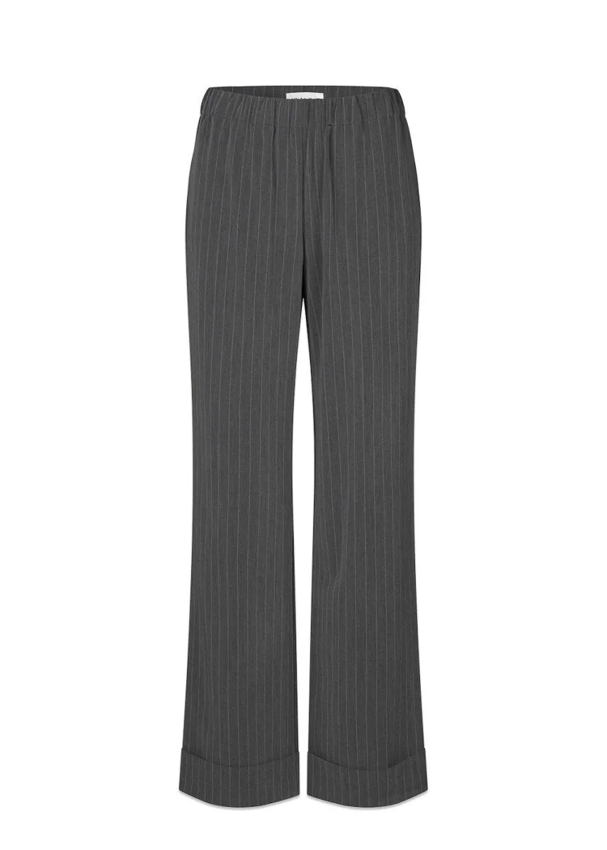 AbrahamMD pants - Grey Pinstripe