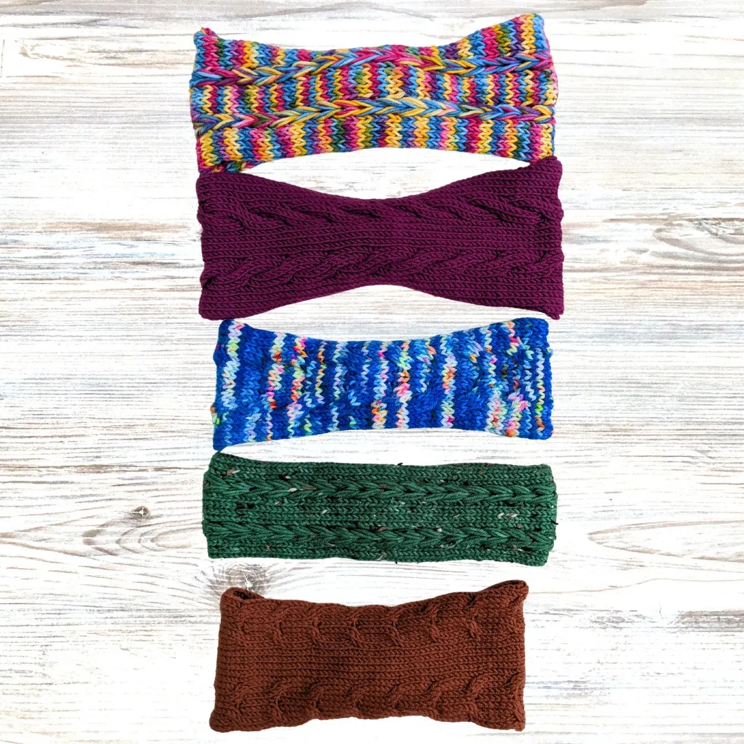 Adults One-of-a-kind Merino Wool Headbands (check listing for all styles)