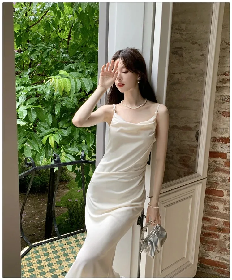 Aiertu Sexy Summer Women Spaghetti Strap Bodycon Party Dress Sleeveless Casual Solid Chic Evening Club Birthday Vestidos Female Clothes