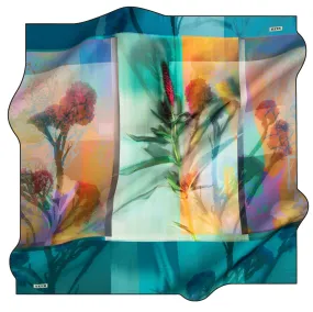 Aker Wild Flower Turkish Silk Scarf No. 13