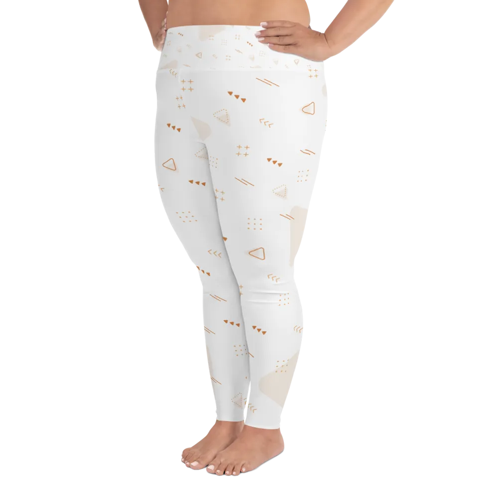 All-Over Print Plus Size Leggings