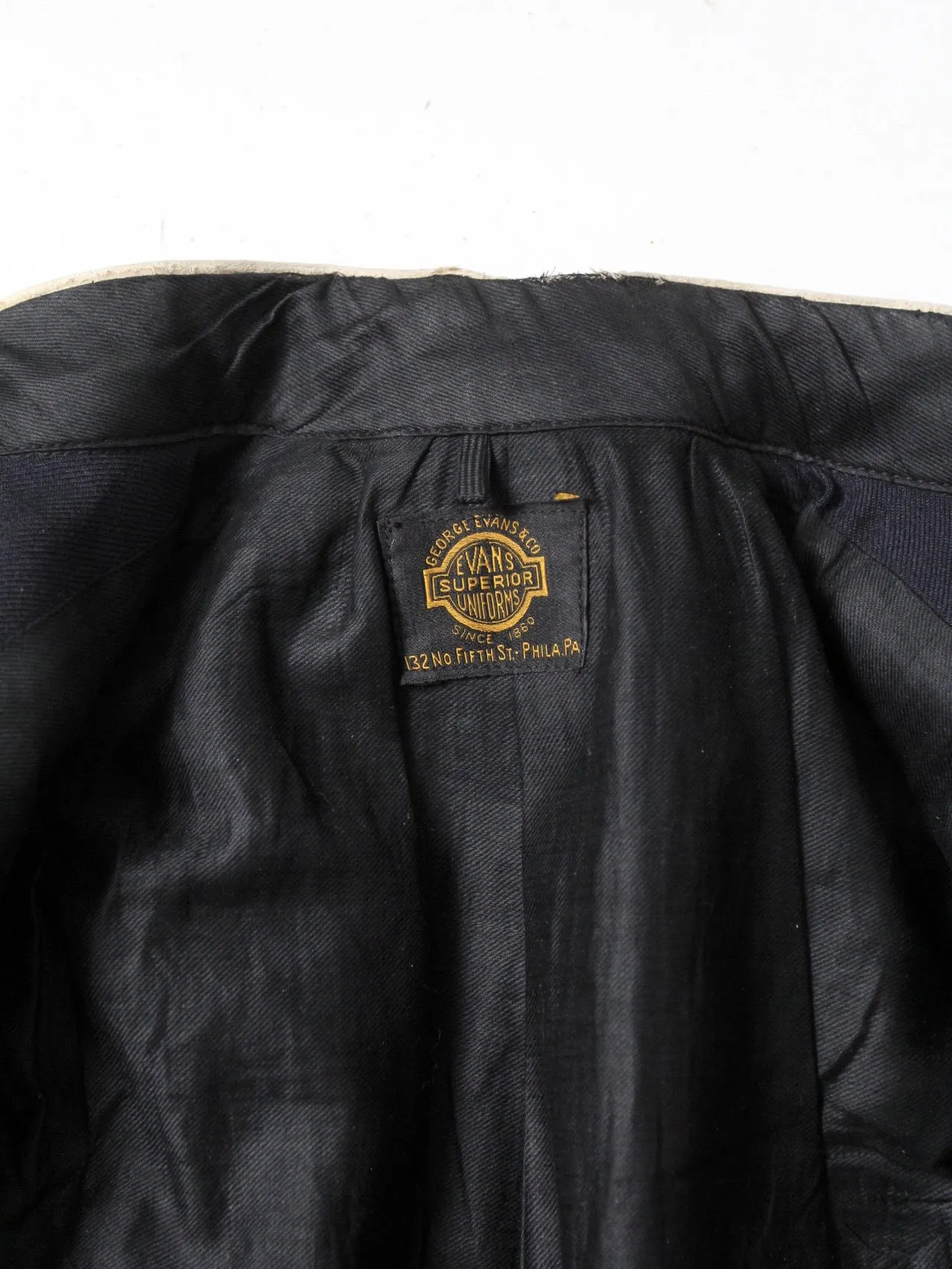 antique George Evans & Co uniform jacket