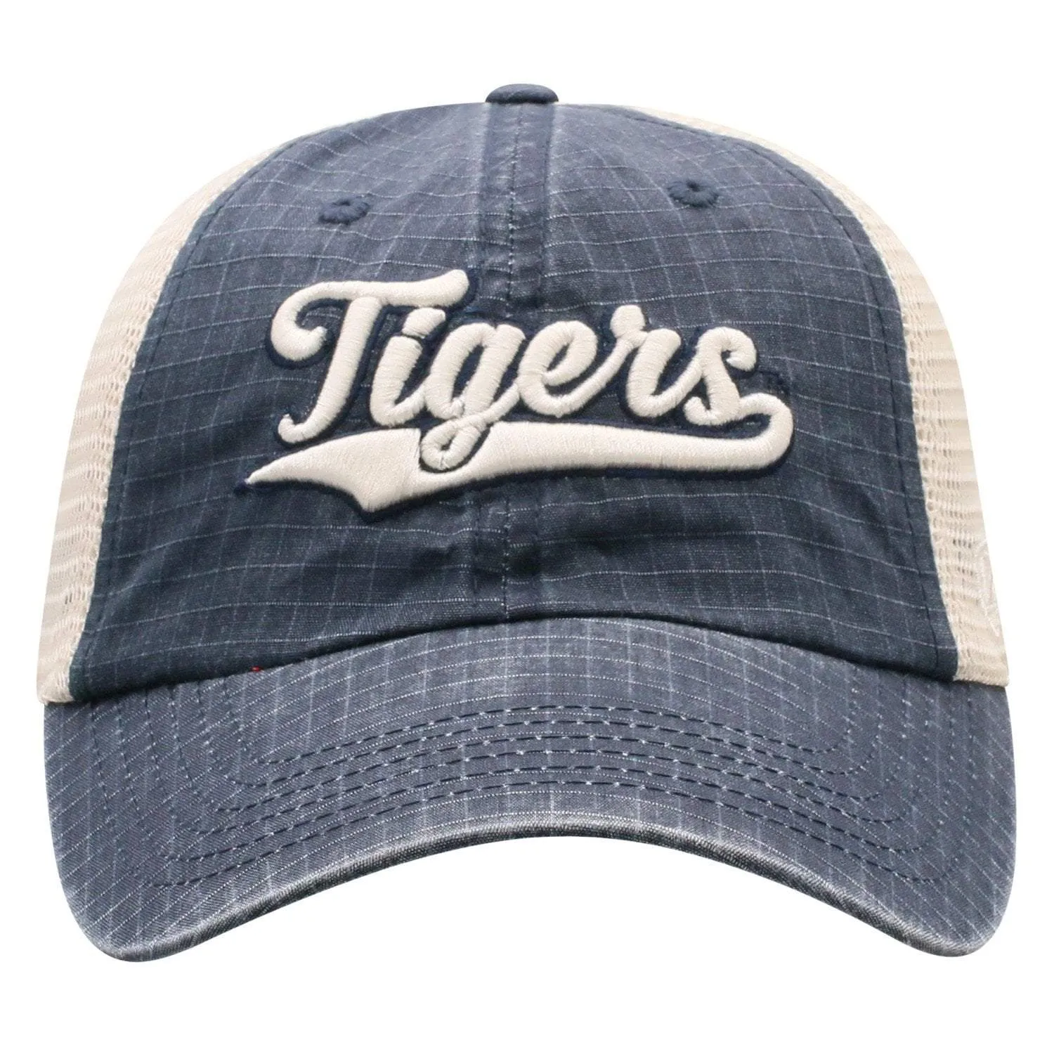 Auburn Tigers TOW Navy "Raggs" Mesh Script Logo Snapback Slouch Hat Cap