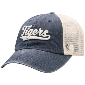 Auburn Tigers TOW Navy "Raggs" Mesh Script Logo Snapback Slouch Hat Cap