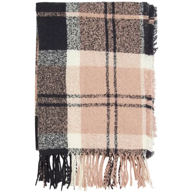 Barbour Boucle Scarf LSC0120 - Pink Midnight