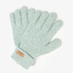 Barbour Women's Pendle Gloves in Soft Mint