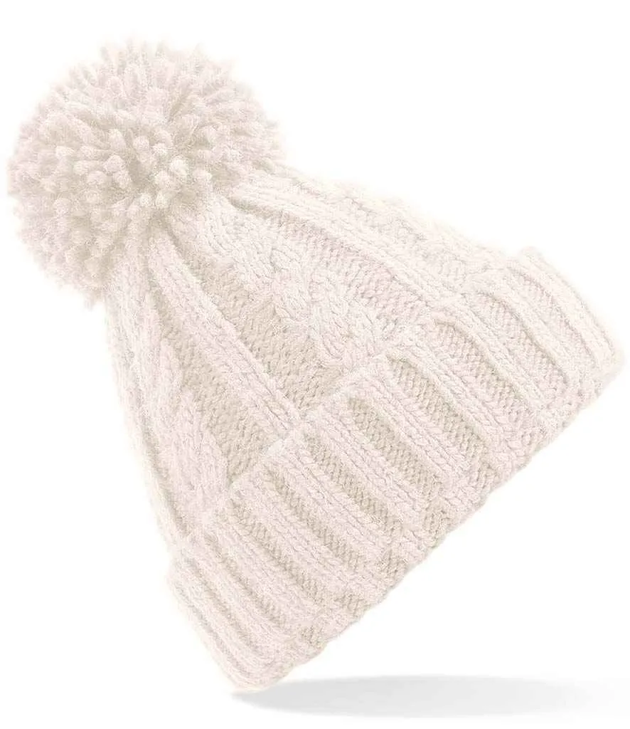 BB480 - Beechfield Cable Knit Melange Beanie