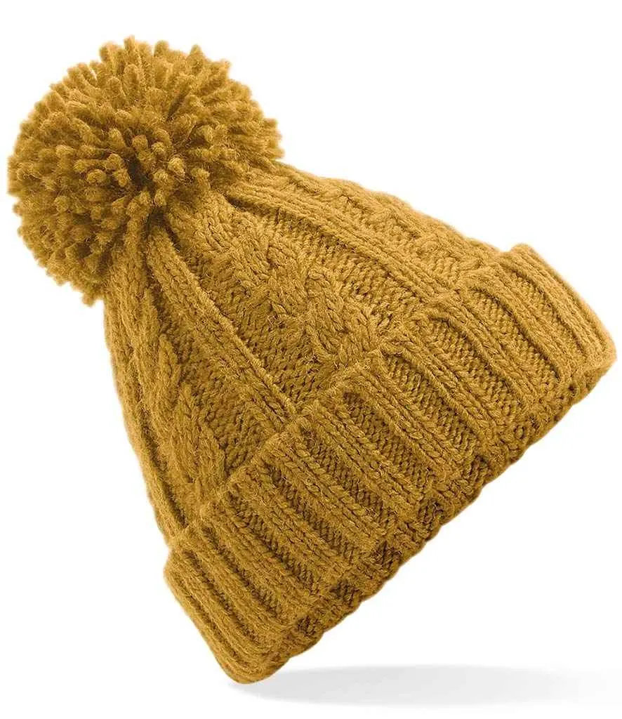 BB480 - Beechfield Cable Knit Melange Beanie