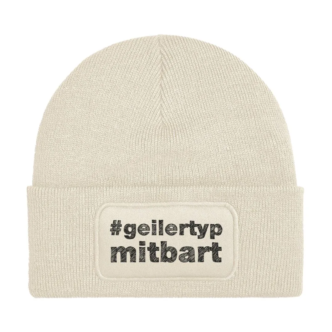 Beanie Mütze - #geilertypmitbart