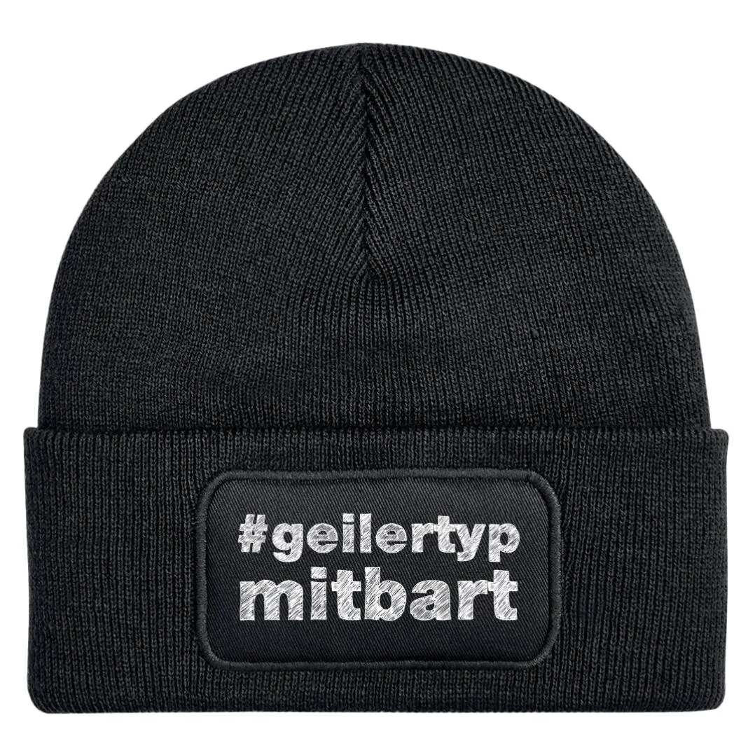 Beanie Mütze - #geilertypmitbart