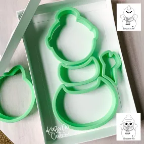 Build a Happy Snowman Set - 5 Cookie Cutters