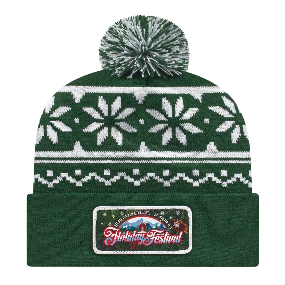 Cap America RKF12 Snowflake Knit Cap with Cuff