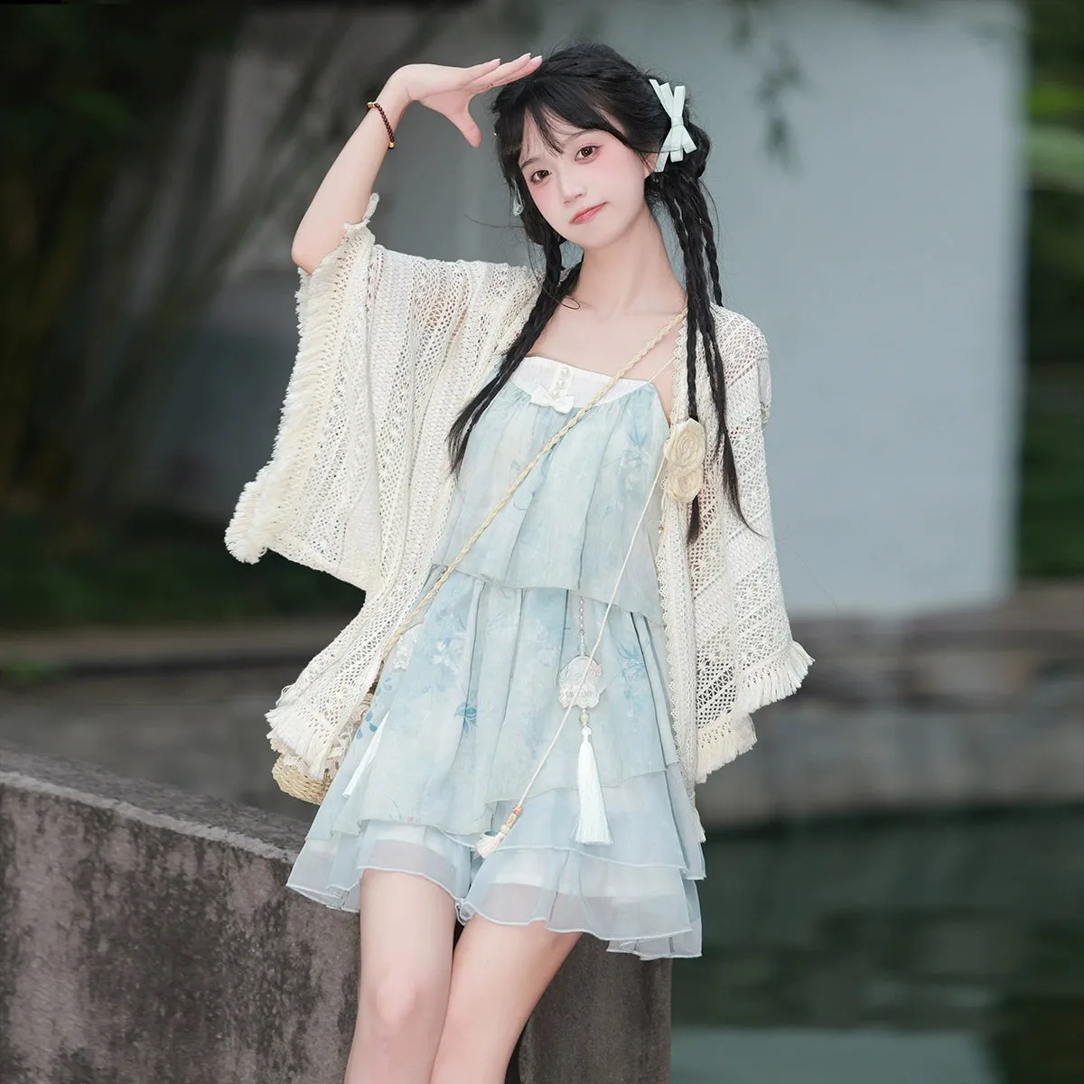 Casual Qi Lolita Song Dynasty Hanfu, Clear Lake