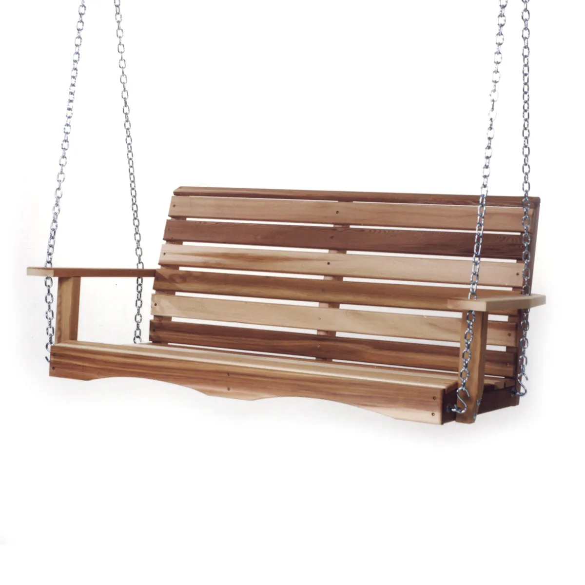 Cedar Porch Swing  - Handcrafted In Canada With Rot Resistant, Untreated, Western Red Cedar.