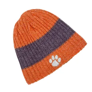 Clemson Breck Marled Striped Beanie