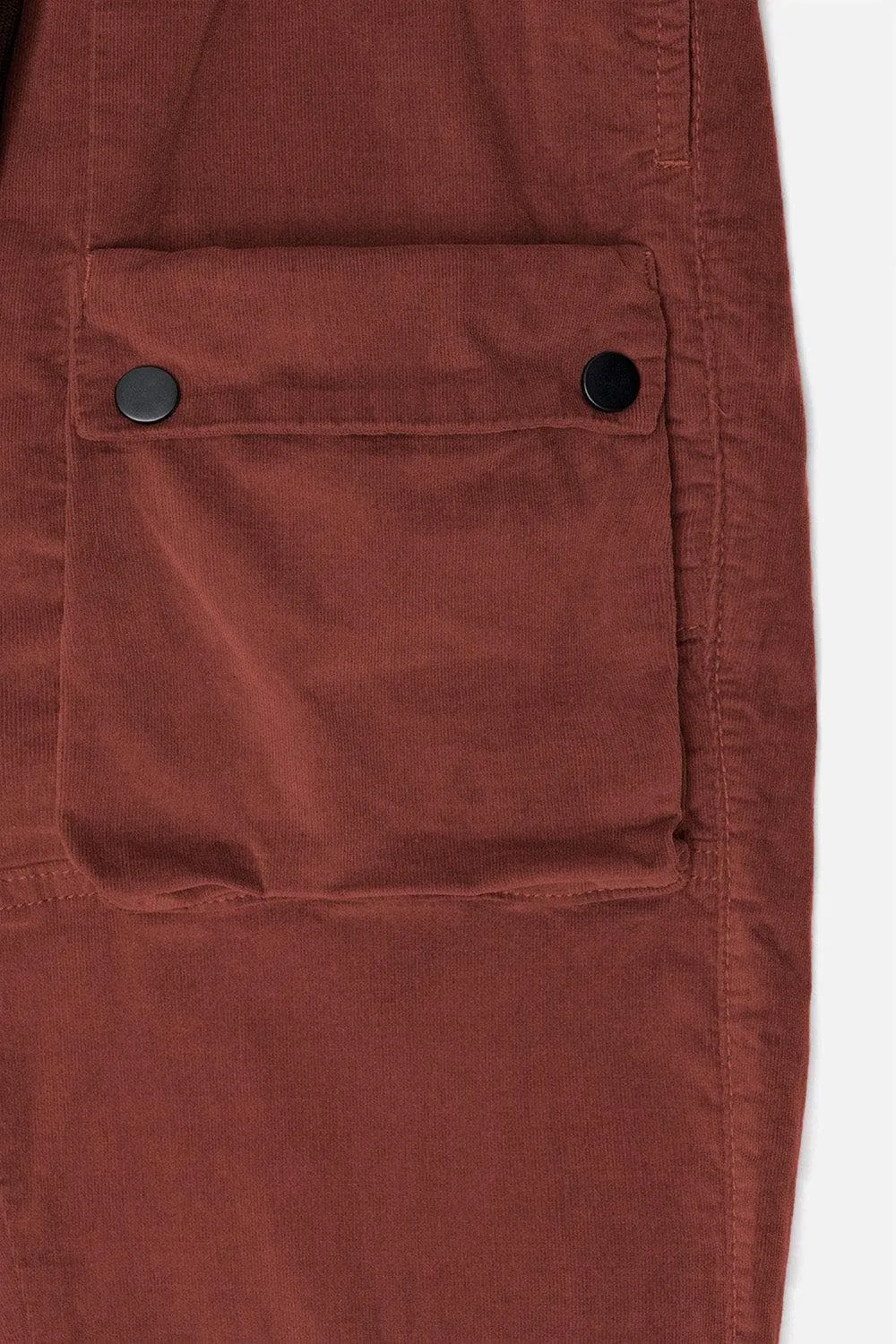 Corduroy Utility Pant (Dark Rust)