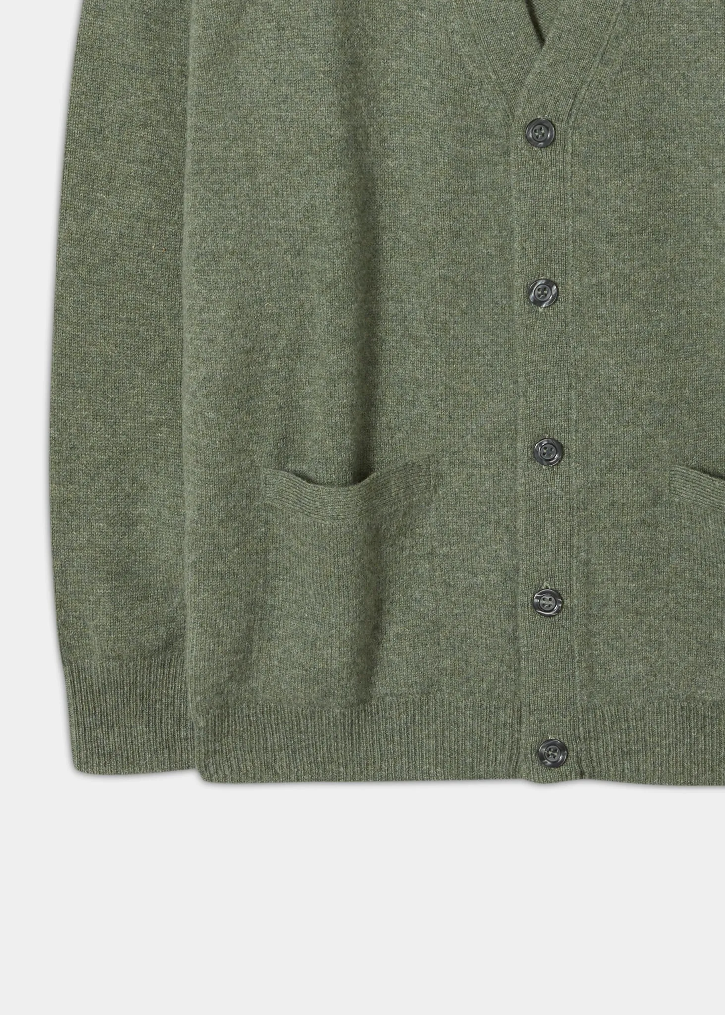 Cornwall Lambswool Cardigan in Landscape - Classic Fit