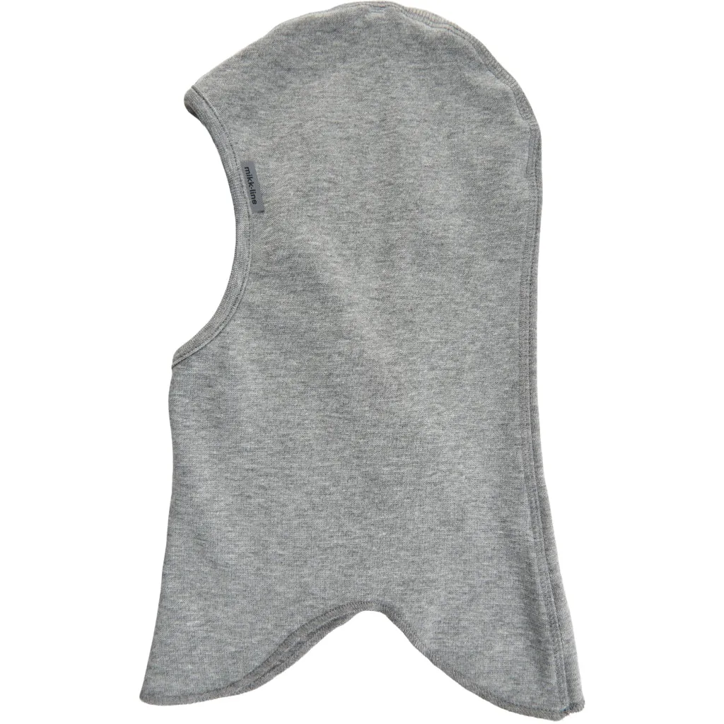 Cotton Balaclava (Single layered) - Light Grey Melange