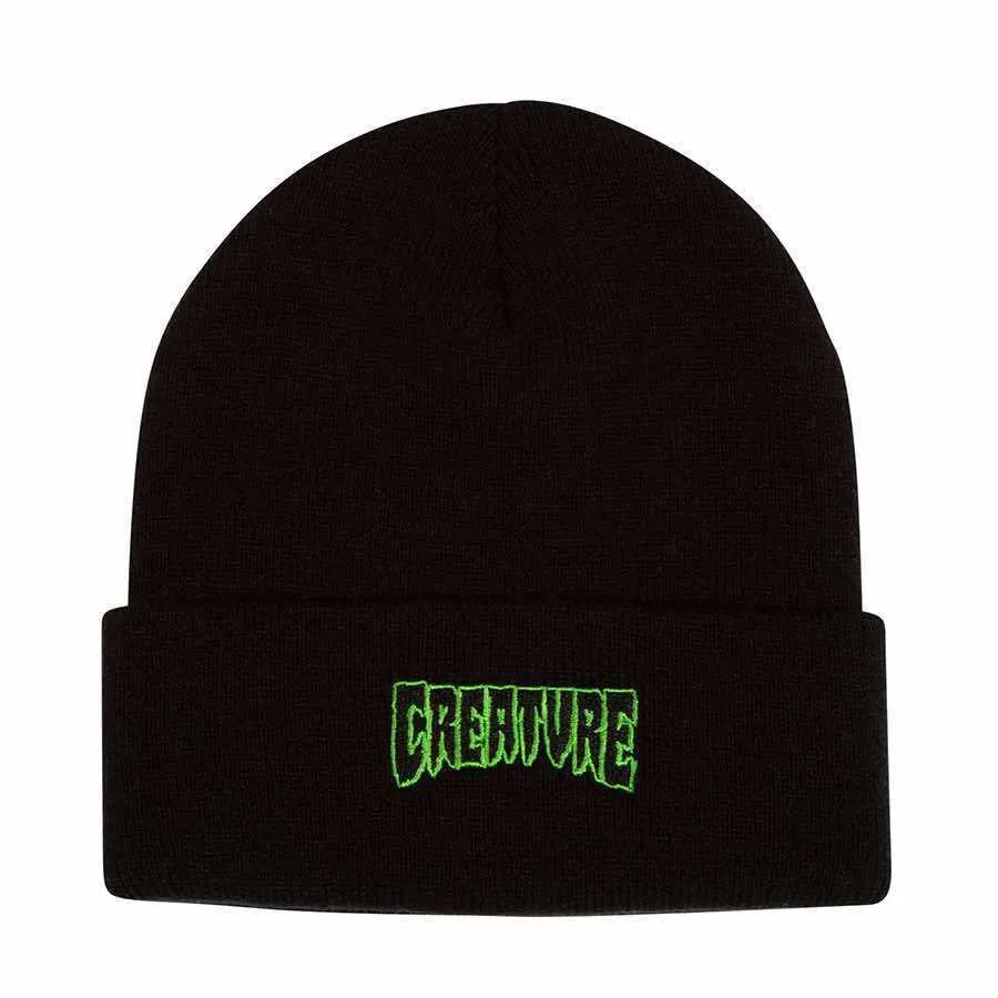 Creature Outline Logo Long Shoreman Beanie