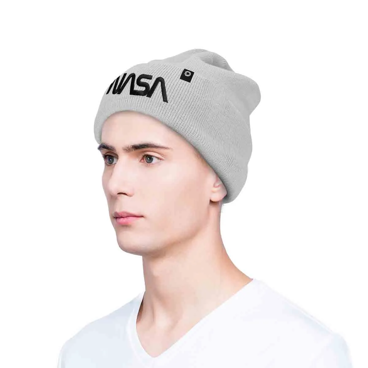 Dalix NASA Worm Logo Beanie