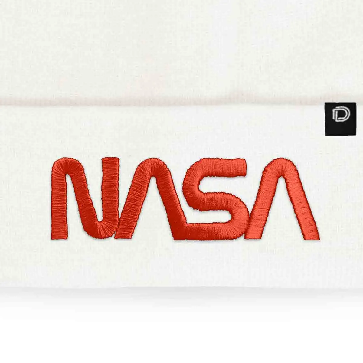 Dalix NASA Worm Logo Beanie