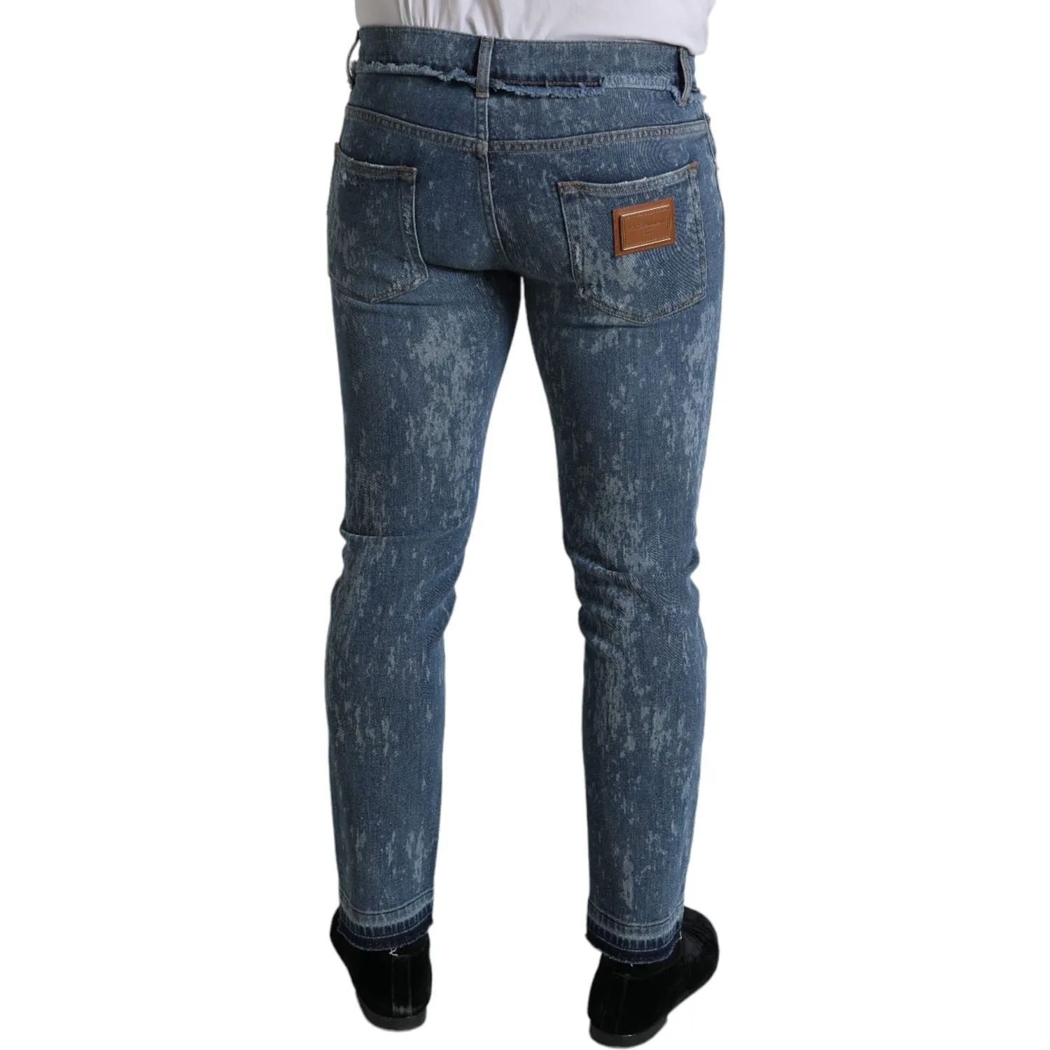 Dolce & Gabbana Chic Blue Skinny Stretch Denim Jeans