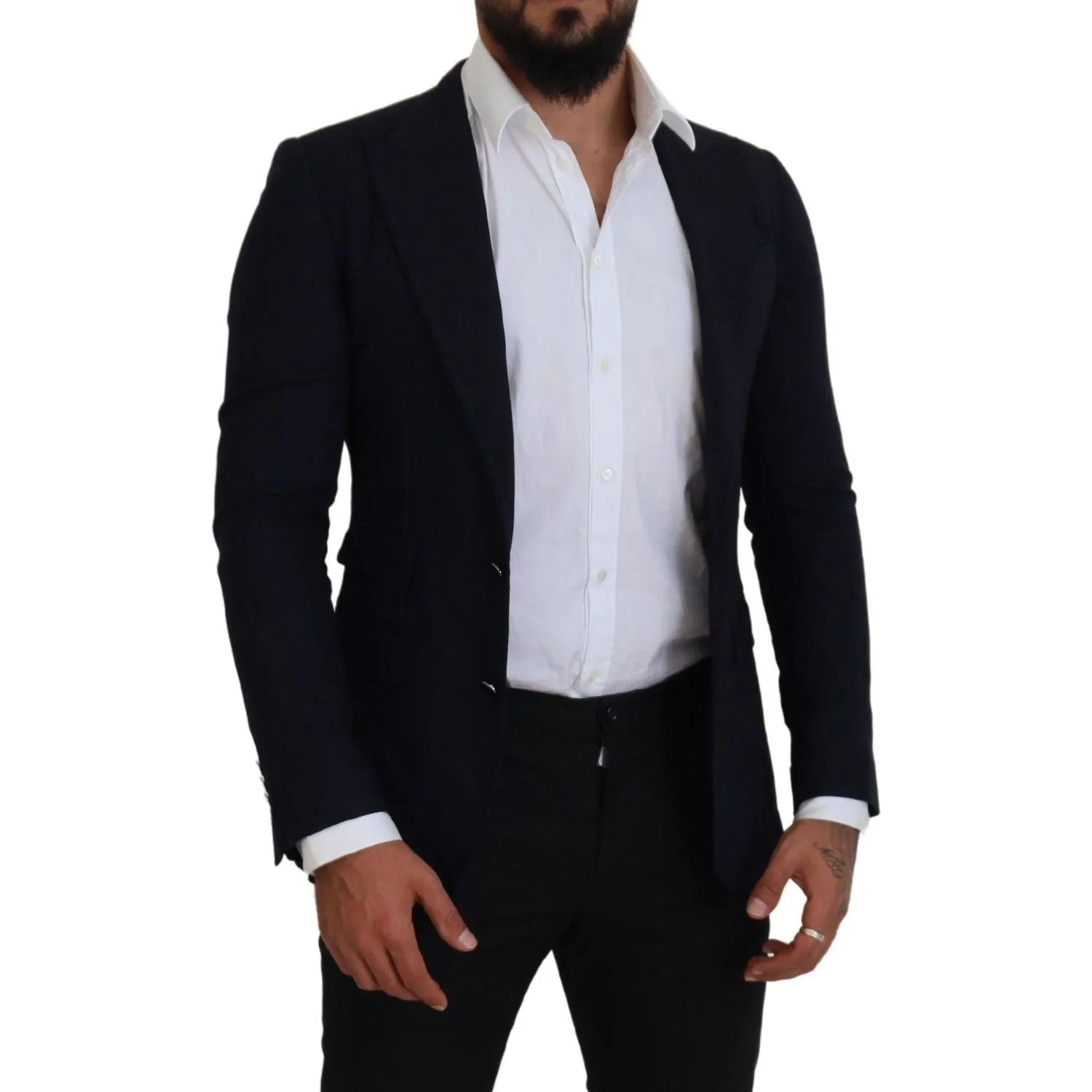 Dolce & Gabbana Elegant Black Single-Breasted Blazer