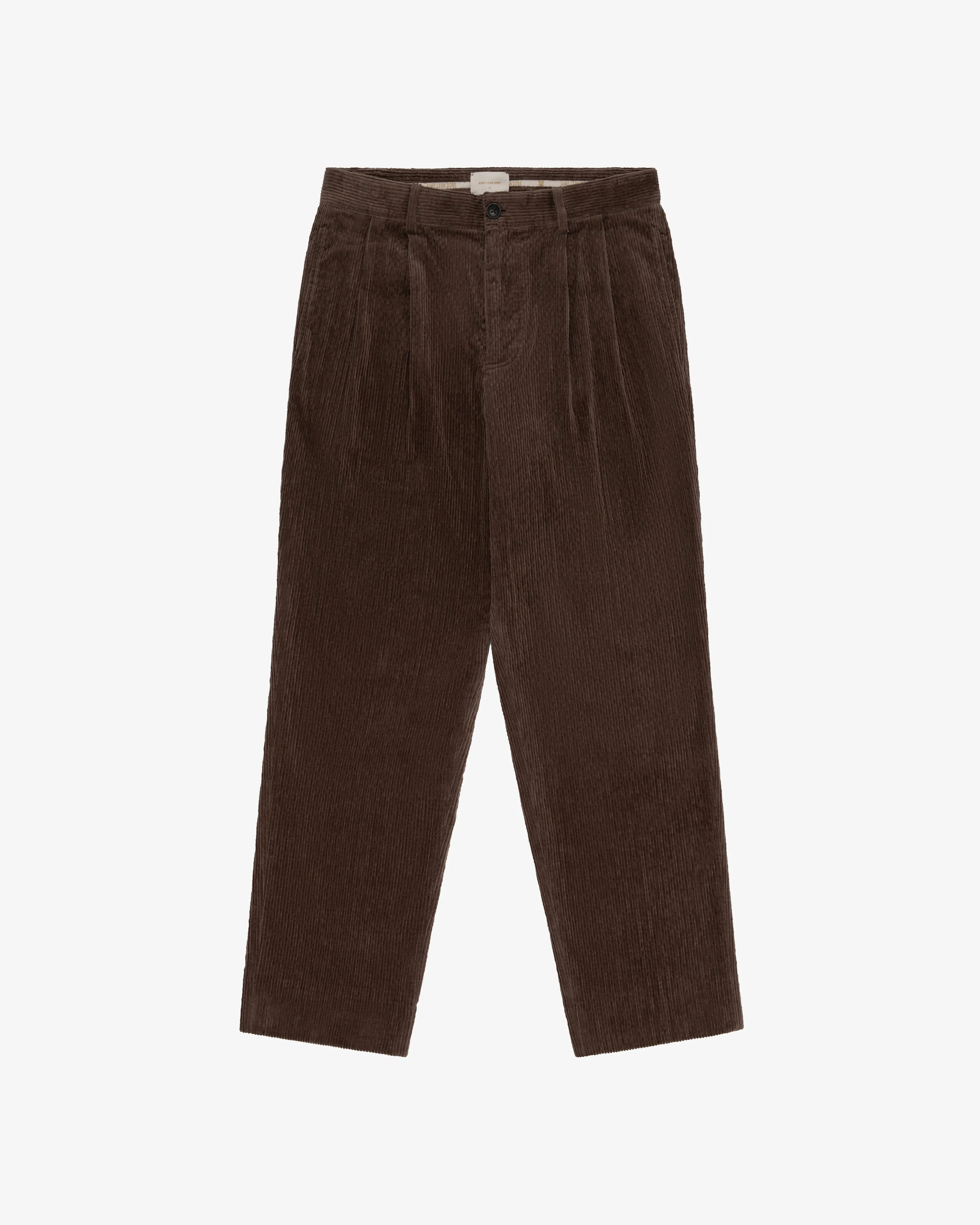 Double Pleated Corduroy Pant