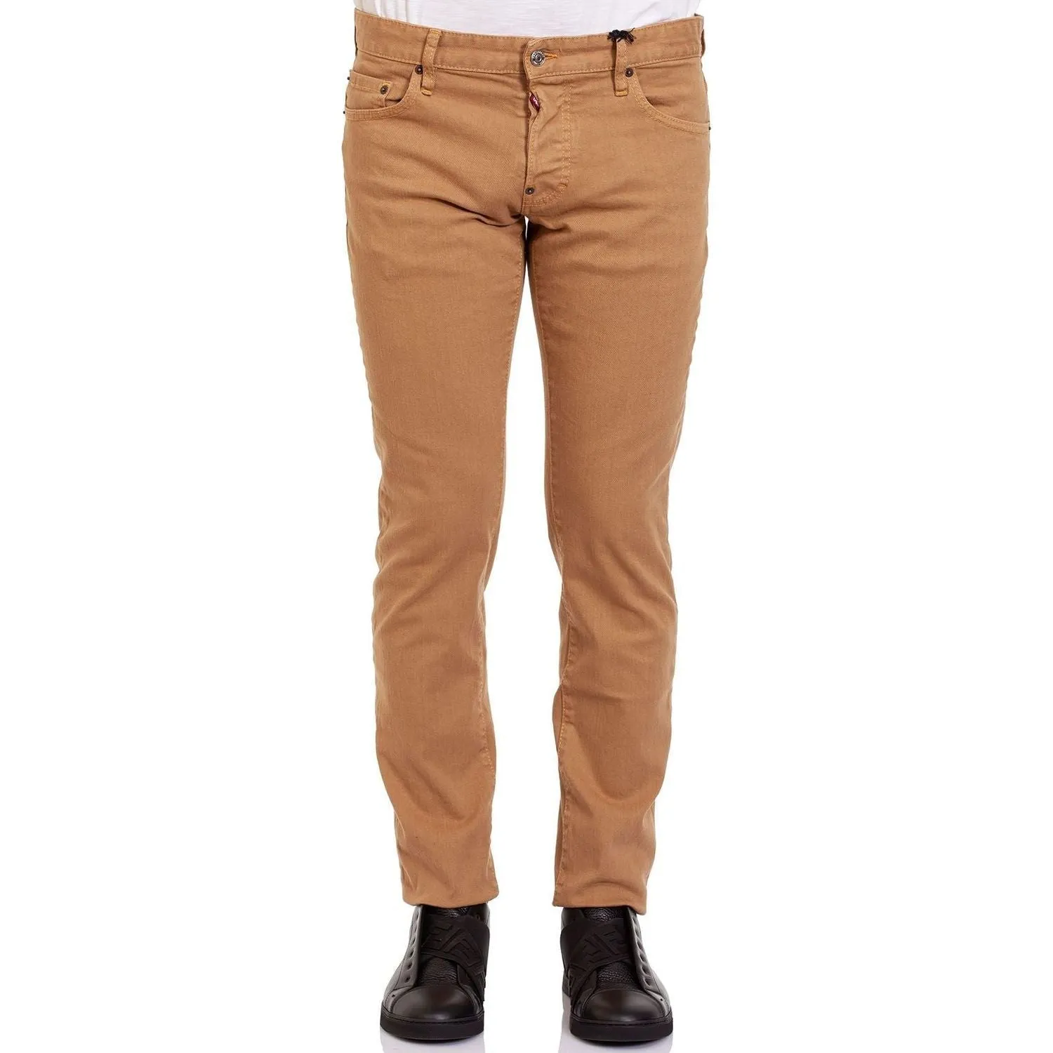 Dsquared² Brown Cotton Men's Jeans