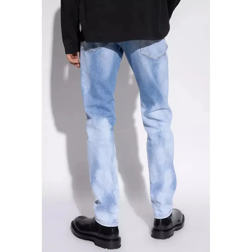 Dsquared² Cool Guy Light Blue Splatter Jeans