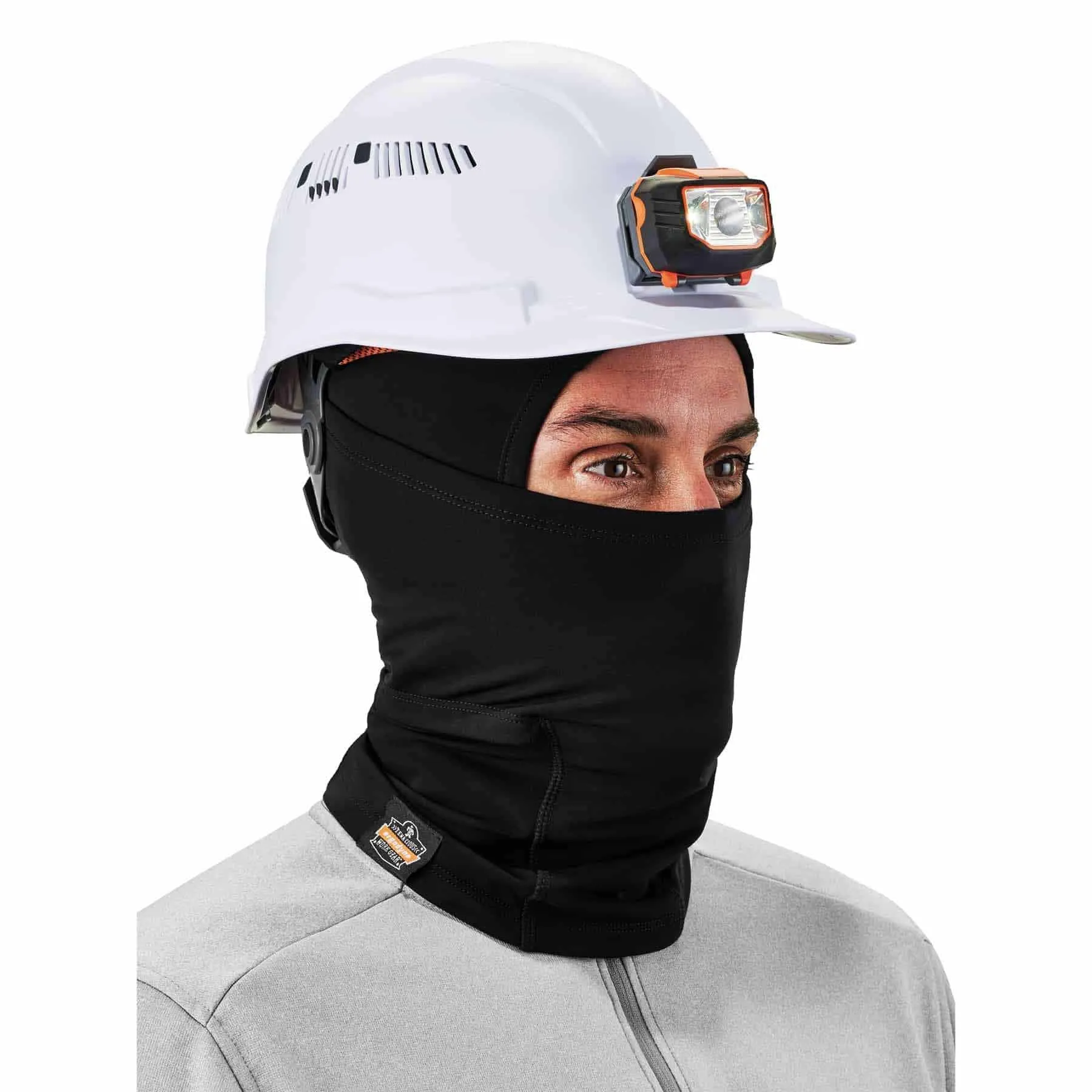 Ergodyne 16844 6844  Black Dual-Layer Balaclava Face Mask