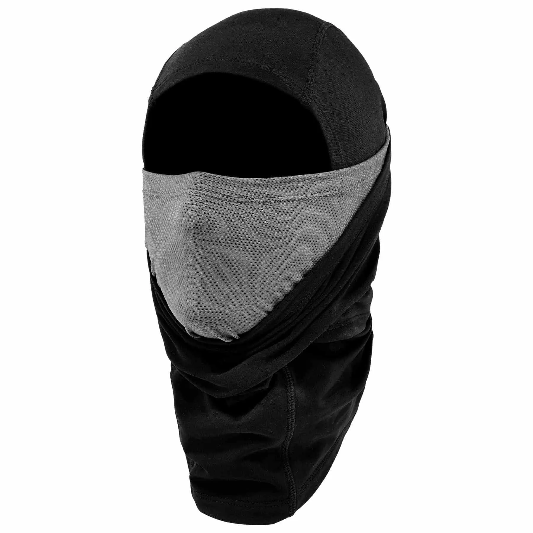 Ergodyne 16844 6844  Black Dual-Layer Balaclava Face Mask