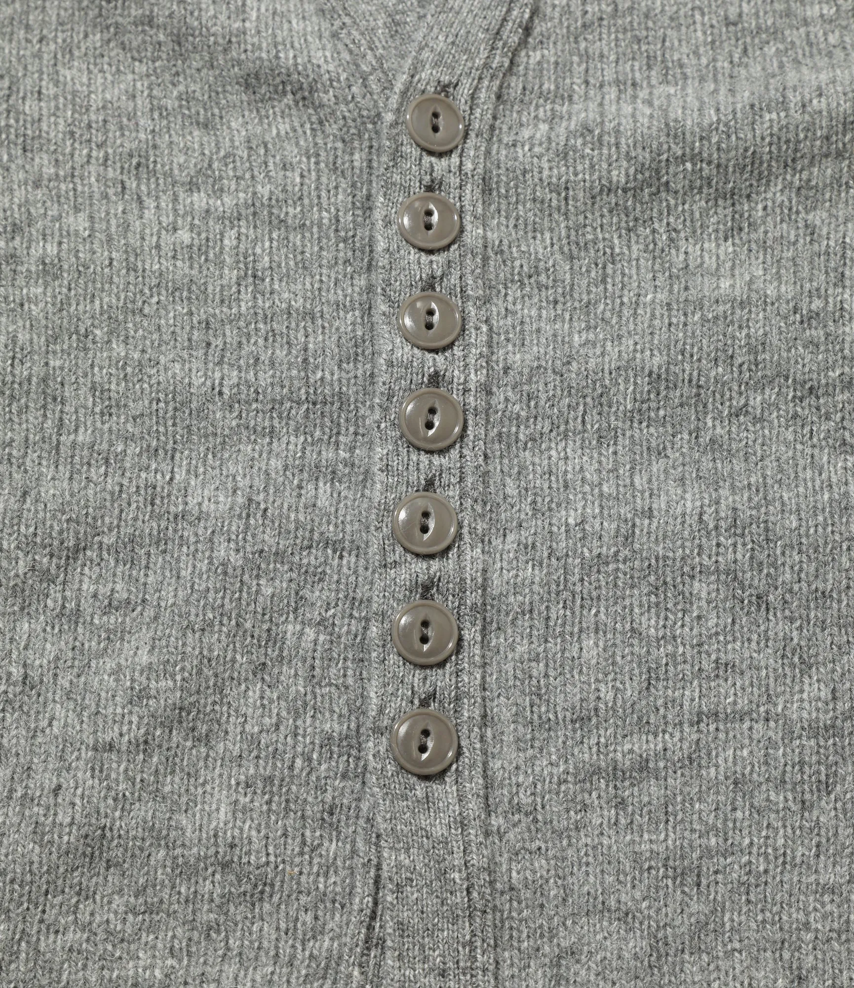 Fisherman Shetland Cardigan – Medium Grey