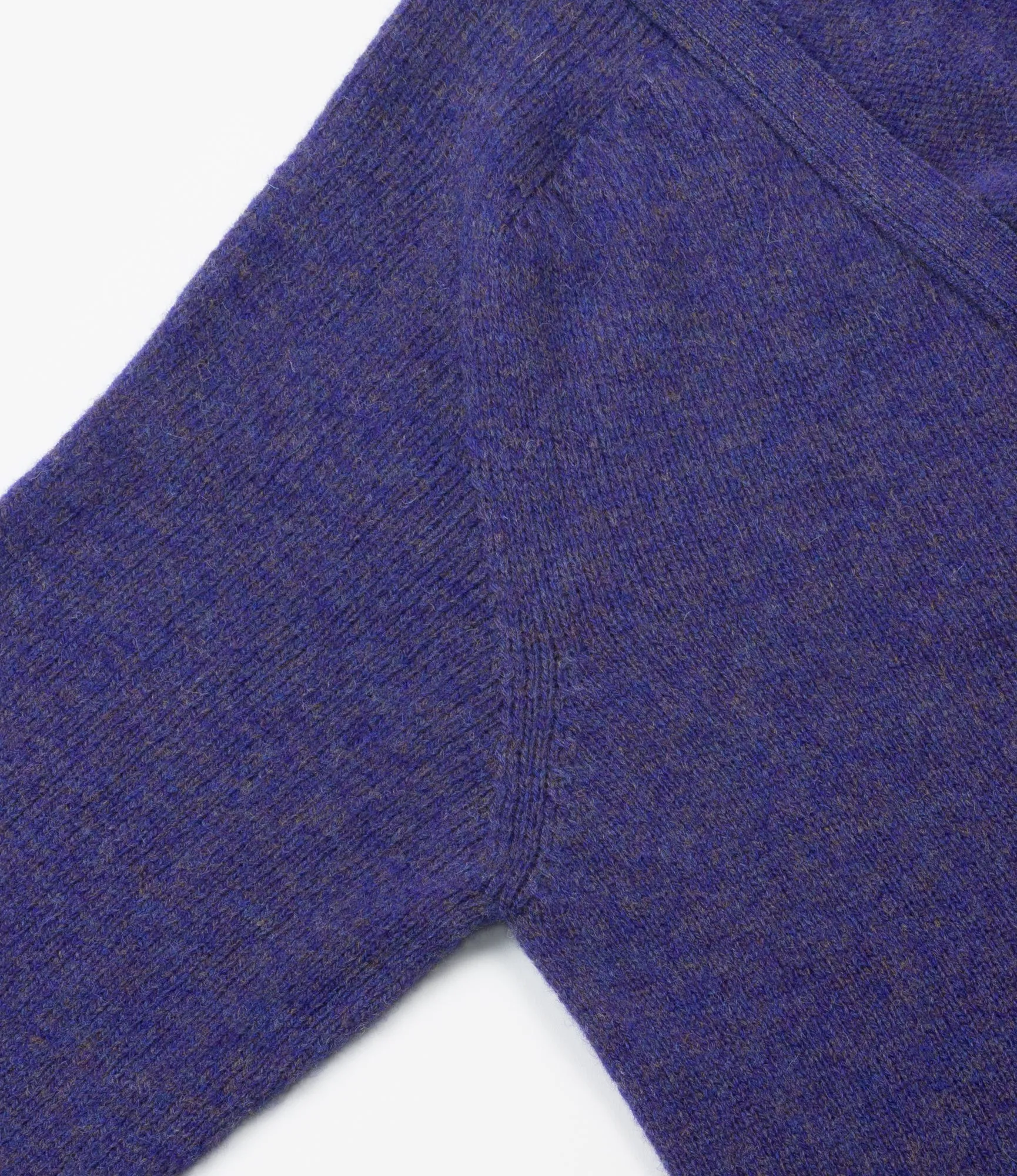 Fisherman Shetland Cardigan – Royal Violet