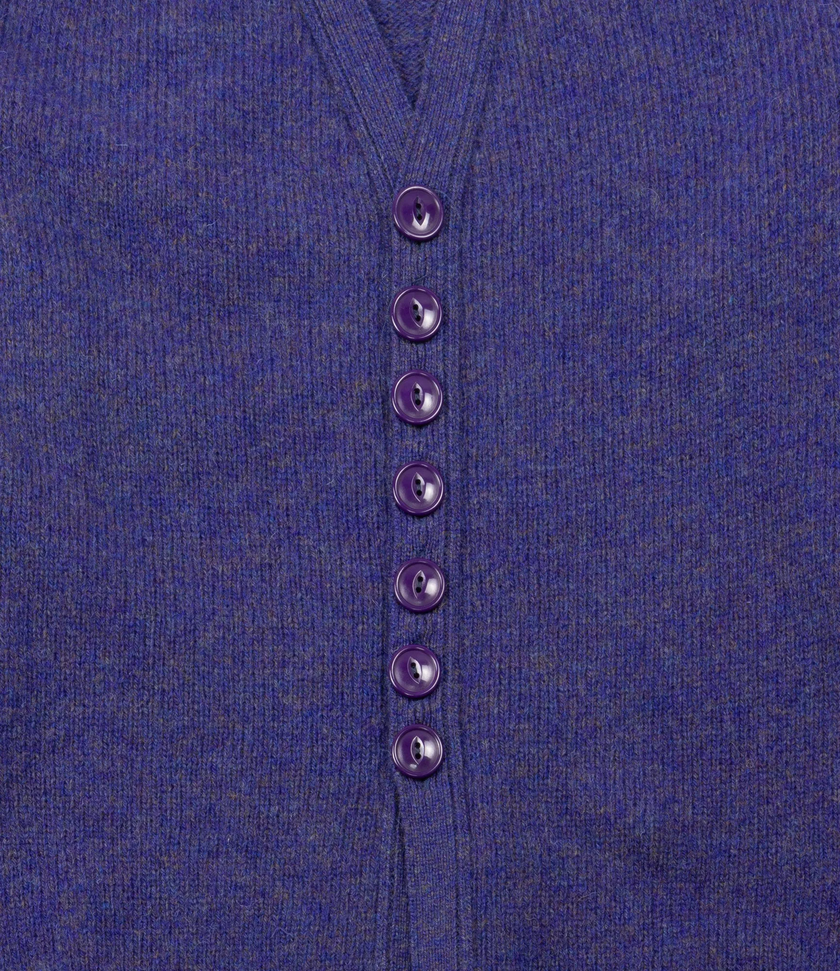 Fisherman Shetland Cardigan – Royal Violet