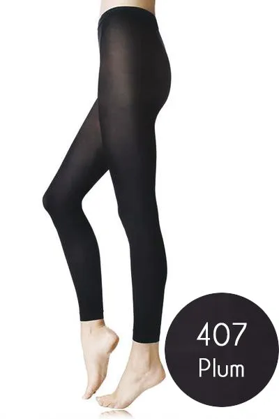 FOGAL 537 OPAQUE Purple Leggings 407 Plum