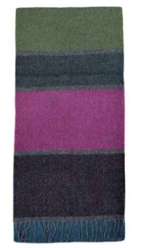 Foxford Lambswool Scarf - Cormullen Block - Ireland