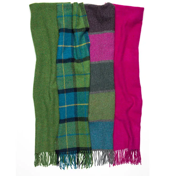 Foxford Lambswool Scarf - Cormullen Block - Ireland