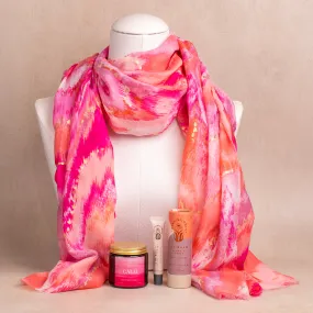 Fuchsia Scarf - Calm Gift Set