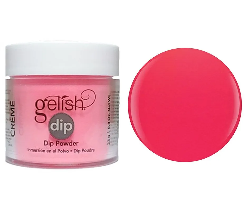 Gelish Professional Dip Powder Brights Have More Fun - Dark Pink Neon Creme - 23G