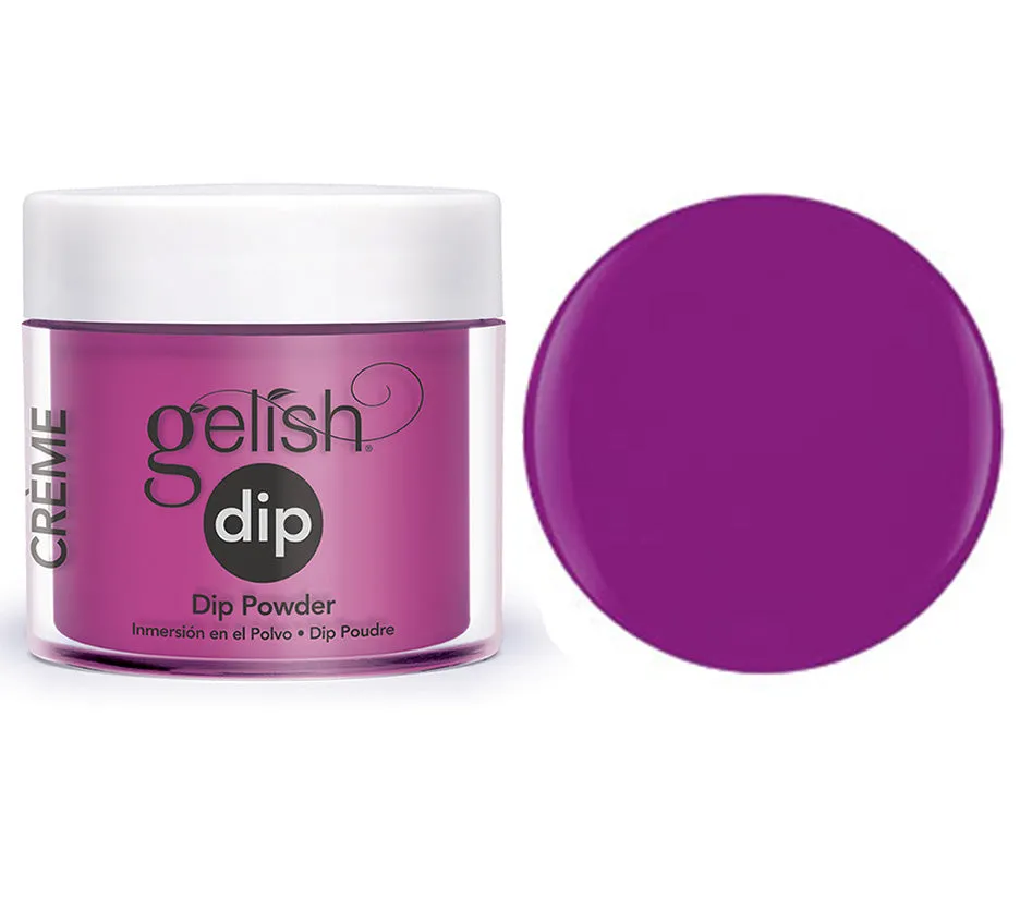 Gelish Professional Dip Powder Tahiti Hottie - Purple Neon Creme - 23G