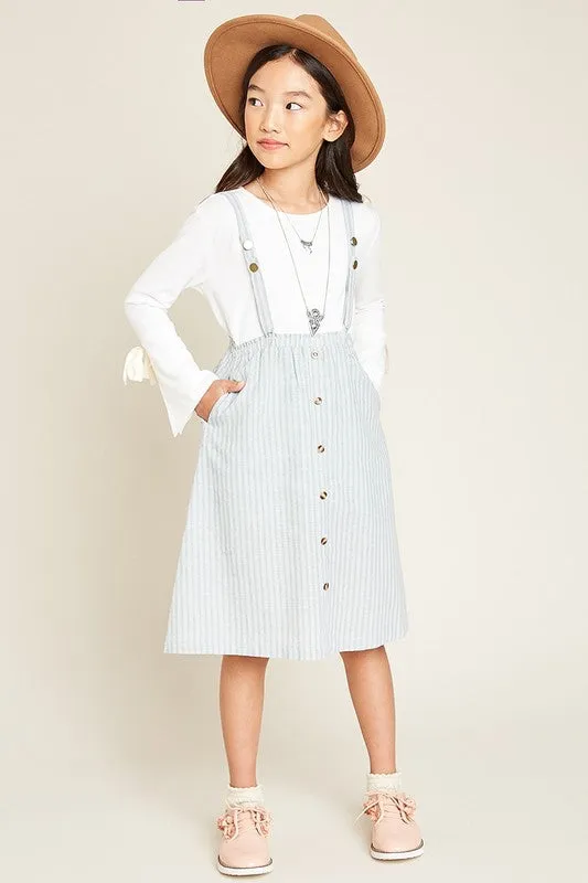 Girls Sage Overall Skirt