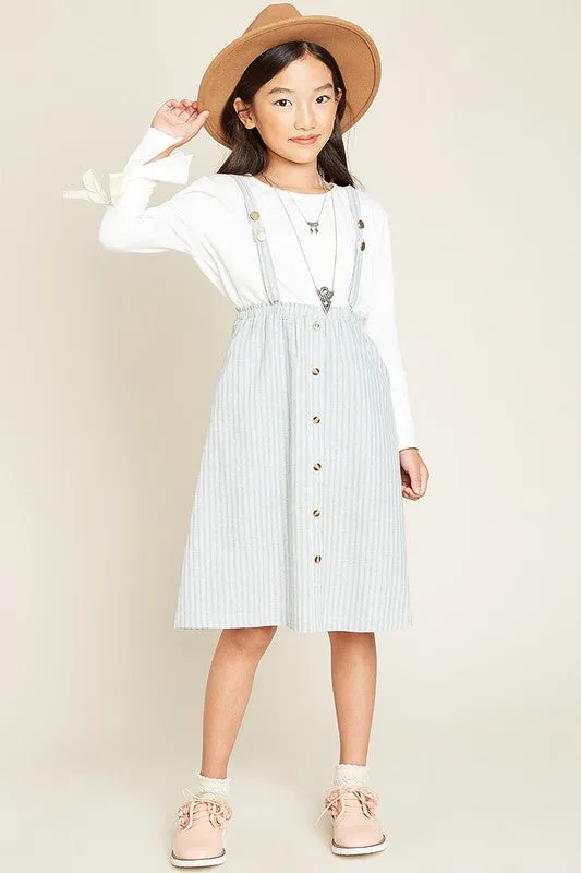 Girls Sage Overall Skirt