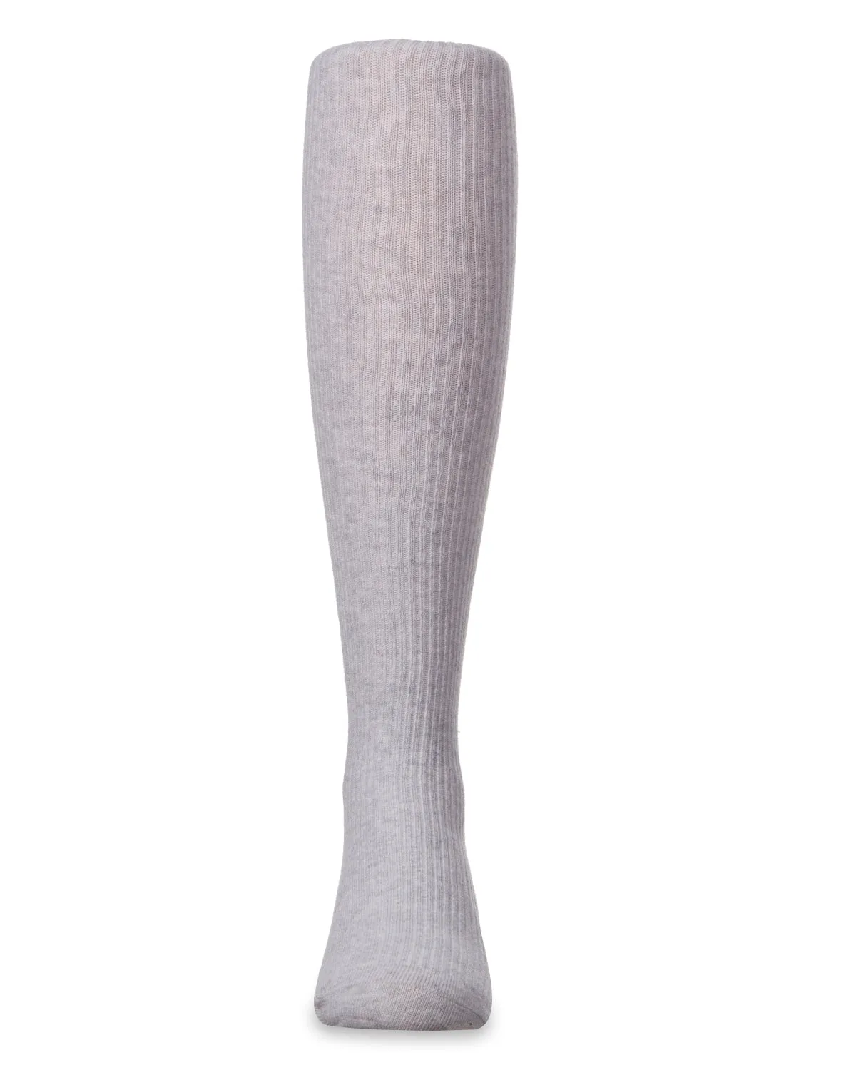 Girls' Thin Ribbed Cotton Tights