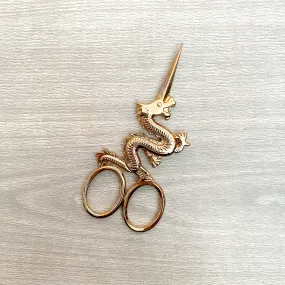 Gold Dragon Embroidery Scissors